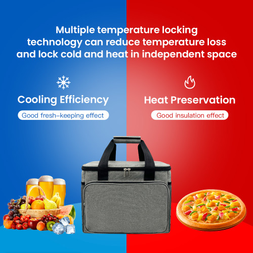 Customizable Oxford Cloth Insulated Lunch Bag - Foldable Design for Office, Picnics, Hiking & Beach | B2B Wholesale, OEM & ODM Services Offered
