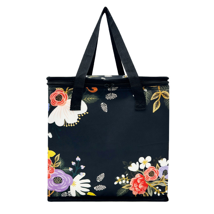 KUOSHI OEM Custom Aluminum Foil Floral Pattern Cooler Bag Insulated