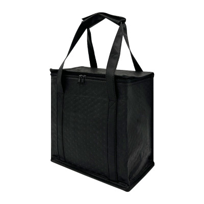 KUOSHI OEM Custom Logo Black Minimalist Insulated Cooler Bags