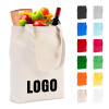 KUOSHI Custom Organic Blank Cotton Tote Shopping Bag Packaging With Printed Logo