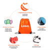 KUOSHI OEM Custom Nylon Drawstring Backpack Bags