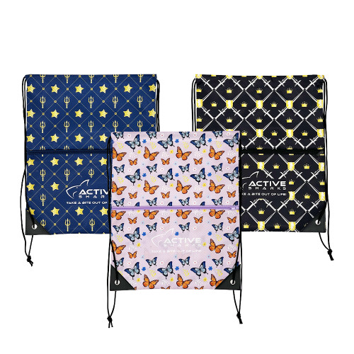 KUOSHI OEM Custom Nylon Drawstring Backpack Bags