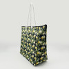 KUOSHI OEM Customized Logo Foldable Women's 600d Polyester Tote Bag With Zipper Sublimation