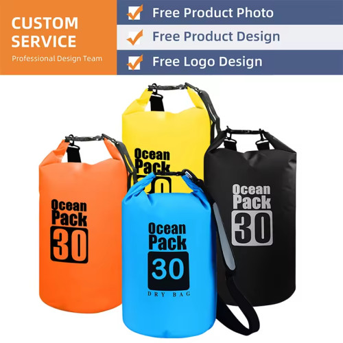KUOSHI OEM Custom Logo 2l 3l 5l 10l 15l 20l 25l 30l Outdoor Pvc Waterproof Dry Bag