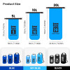 KUOSHI OEM Custom Logo 2l 3l 5l 10l 15l 20l 25l 30l Outdoor Pvc Waterproof Dry Bag