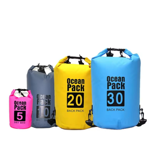 Custom Logo 2l 3l 5l 10l 15l 20l 25l 30l Outdoor Sport Waterproof Pvc Dry Bag