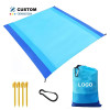 KUOSHI OEM Portable Foldable Waterproof Outdoor Custom Logo Nylon Beach Mat
