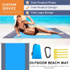 KUOSHI OEM Portable Foldable Waterproof Outdoor Custom Logo Nylon Beach Mat