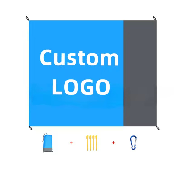 KUOSHI OEM Portable Foldable Waterproof Outdoor Custom Logo Nylon Beach Mat
