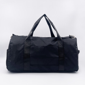 OEM KUOSHI Custom Promotional Waterproof Portable Black Travel Bags