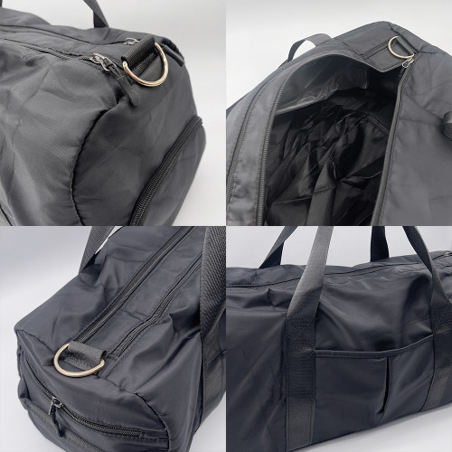 OEM KUOSHI Custom Promotional Waterproof Portable Black Travel Bags
