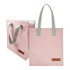 KUOSHI OEM Custom Pink Collapsible Thermal Cooler Lunch Tote Bag With Logo