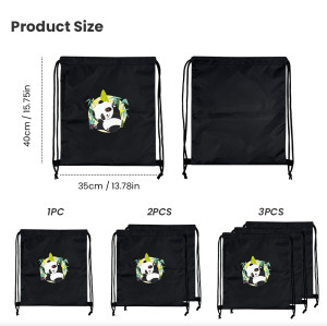 KUOSHI Wholesale Custom Printed Logo Nylon Sublimation Drawstring Backpack Gift Bag
