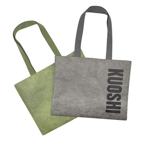 B2B Wholesale Dupont Paper Shoulder Tote Bag Custom Logo