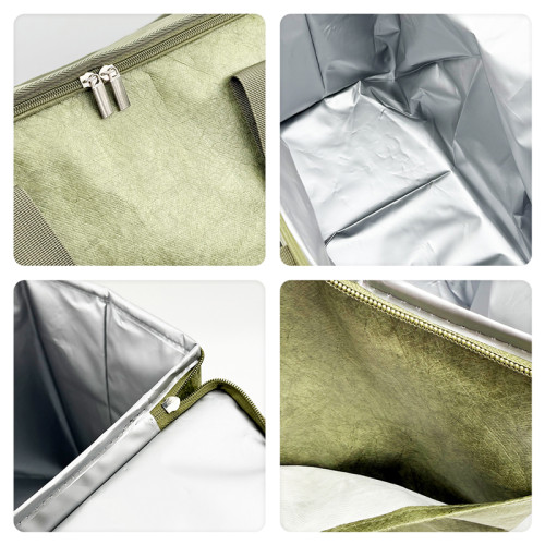 Wholesale OEM/ODM Dupont Paper Collapsible Food Cooler Bags for Travel - Tailored Solutions for Brands & Distributors in North America and Europe