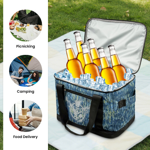 Wholesale Oxford Cloth Foldable Insulated Lunch Bag – Multi-Use Design for Office, Picnic, Hiking & Beach | Focused on OEM & ODM Services