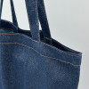 Custom Denim Tote Bag with Logo Printing – Reusable Eco-Friendly Shopping Bag