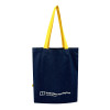 Custom Denim Tote Bag with Contrast - Color Handles