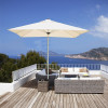 Outdoor Square Umbrella | Square Pull-String Aluminum Cantilever Umbrella | Premium Outdoor Shade Solution