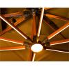 Elegant Side Pole Parasol Wood Grain Finish for Stylish Outdoor Shading