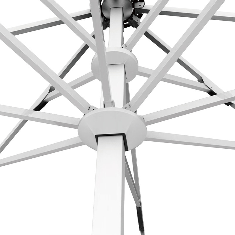 Outdoor sunshade pole structure