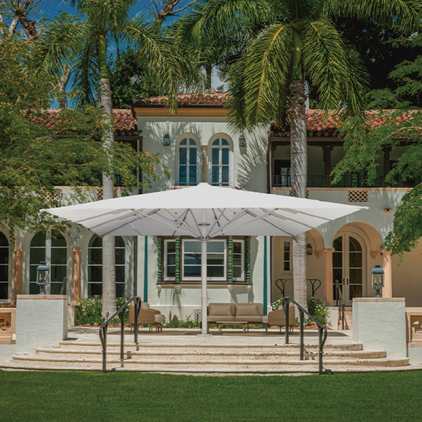 Oversized Center Pole Umbrella Commercial Outdoor with Reinforced Frame for Shading