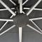 Modern Full-Aluminum Wind Resistant Cantilever Umbrella | garden umbrella premium shading