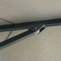 Modern Full-Aluminum Wind Resistant Cantilever Umbrella | garden umbrella premium shading