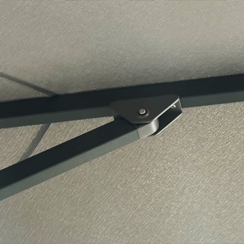 Modern Full-Aluminum Wind Resistant Cantilever Umbrella | garden umbrella premium shading