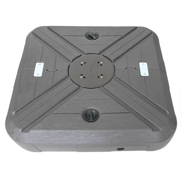 Heavy-Duty 180L HDPE Water-Filled Cantilever Umbrella Base | HDPE umbrella stand large capacity
