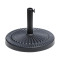 14KG Commercial Heavy Duty Resin Umbrella Base with Dual Pole Compatibility for Outdoor Use | umbrella base black outdoor