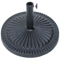 14KG Commercial Heavy Duty Resin Umbrella Base with Dual Pole Compatibility for Outdoor Use | umbrella base black outdoor
