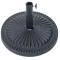 14KG Commercial Heavy Duty Resin Umbrella Base with Dual Pole Compatibility for Outdoor Use | umbrella base black outdoor