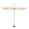 Outdoor Square Umbrella | Square Pull-String Aluminum Cantilever Umbrella | Premium Outdoor Shade Solution