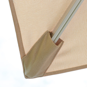 Outdoor Square Umbrella | Square Pull-String Aluminum Cantilever Umbrella | Premium Outdoor Shade Solution