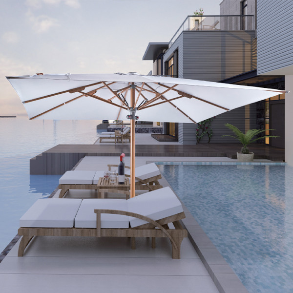 Commercial-Grade Patio Umbrella, Outdoor Square Canopy | outdoor umbrella square canopy design