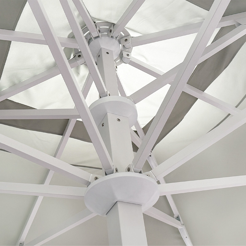 Central column umbrella canopy