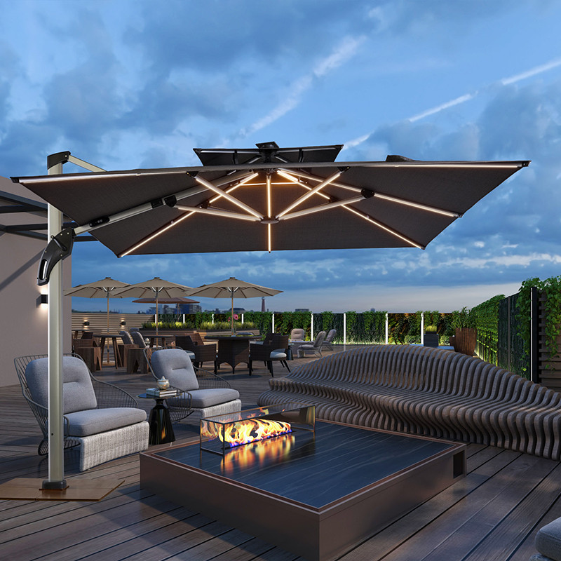 outdoor square umbrella