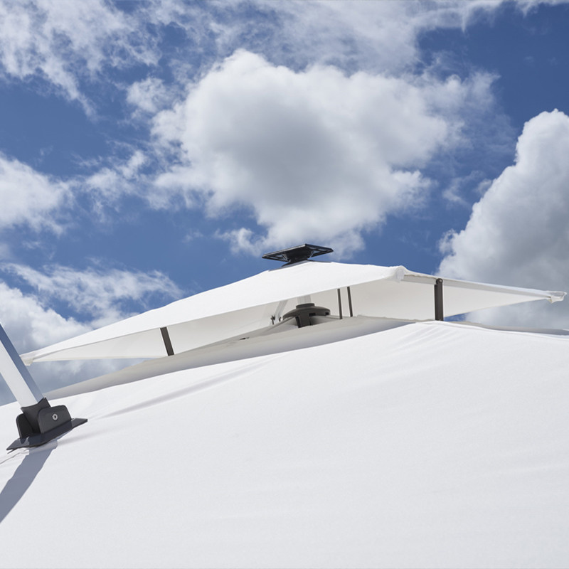 Double-top sunshade umbrella