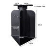 Iron In-Ground Umbrella Base | Rustproof, Waterproof, Durable | 13mm Thickness, Heavy-Duty Stability | Suitable for Gardens, Squares, Commercial Projects