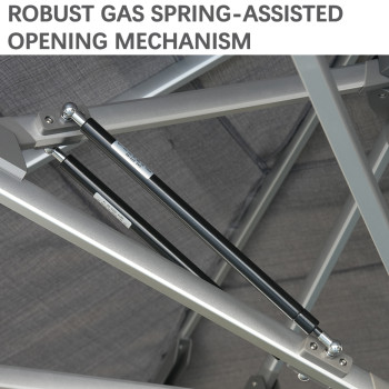 Commercial Large Outdoor Umbrella: 3*4M/4*4M/5*5M, Gas Spring-Assisted Opening, ODM/OEM & Customizable Sizes/Colors