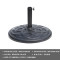 18kg Heavy Duty Patio Umbrella Base: 38/48mm Pole Fit, Decorative Stable Outdoor Stand