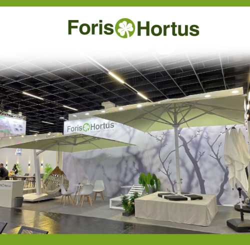 Foris Hortus Prepares for SPOGA+GAFA Cologne 2025: Starting Anew to Show Its Strength in Commercial Sunshades with a New Large Umbrella