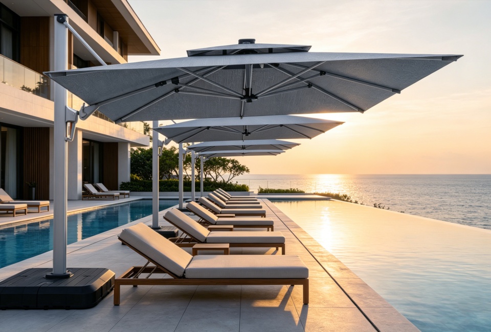 Hotel Rooftop Dining Shading