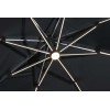 FHUM040(L) Premium Cantilever Outdoor Umbrella with Adjustable Tilt & LED Lighting Option