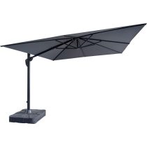 FHUM040(L) Premium Cantilever Outdoor Umbrella with Adjustable Tilt & LED Lighting Option