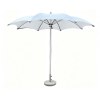 FHUM086 Wind-Optimized Aluminum Center Pole Outdoor Umbrella | Granite Base