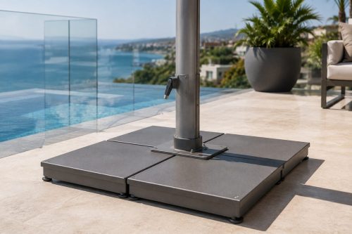 FHST063 160KG Heavy-Duty Split Steel Cantilever Umbrella Base