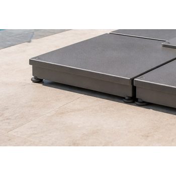 FHST063 160KG Heavy-Duty Split Steel Cantilever Umbrella Base