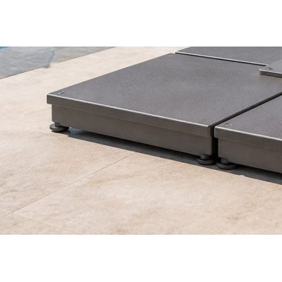 FHST063 160KG Heavy-Duty Split Steel Cantilever Umbrella Base